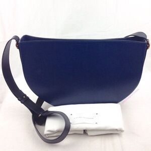 VICTORIA BECKHAM Half Moon Color Block Lea…